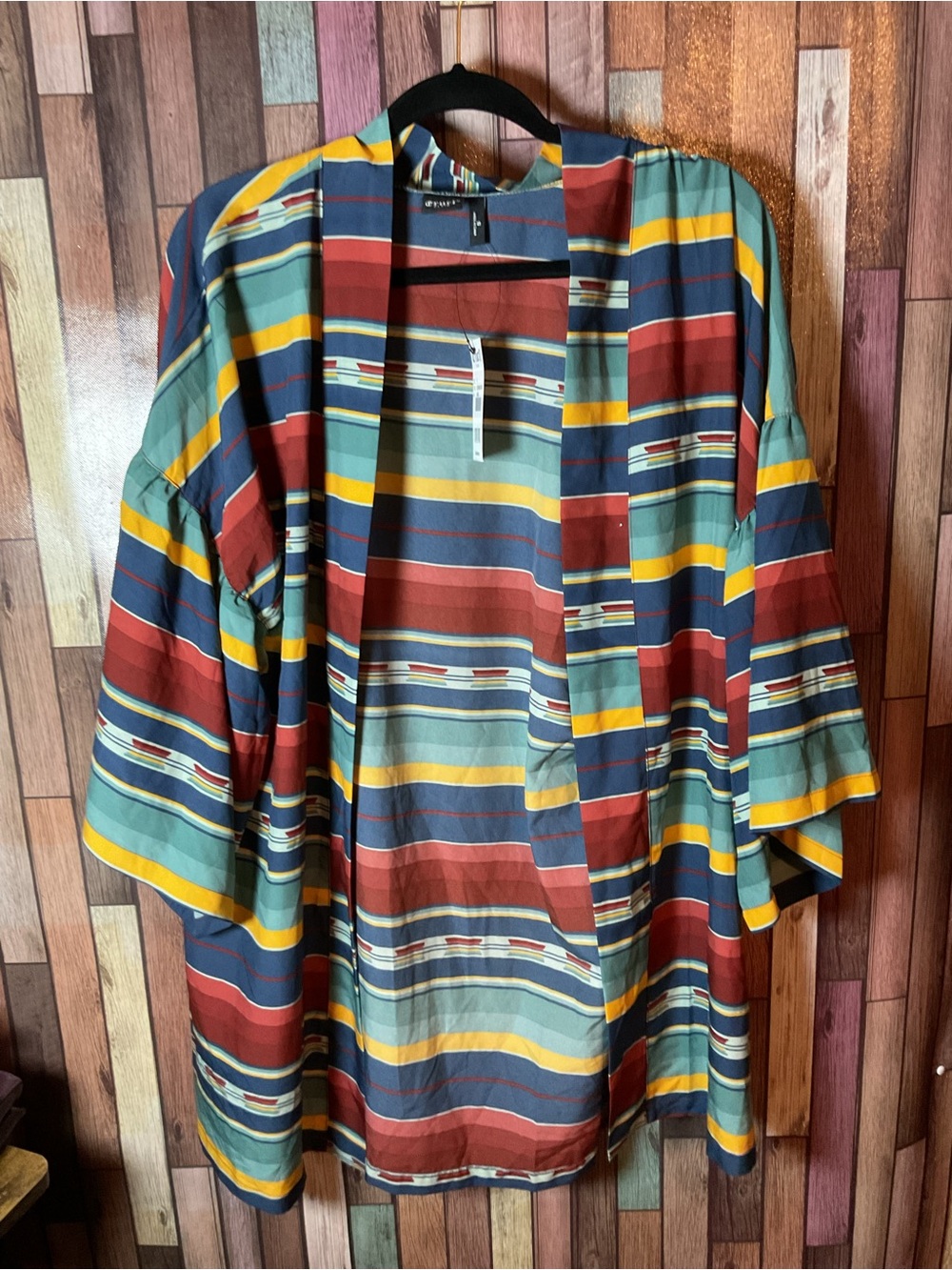 Cruel Denim Serape Print Aztec Kimono Cover Up Women’s Size Small NWT